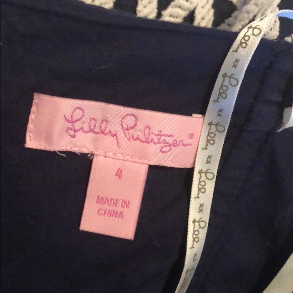 Lilly Pulitzer Cambrey Dress - True Navy Rope Me - Picture 4 of 6